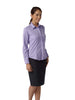 ZOE LILAC CONCEALED BUTTON LONG SLEEVE